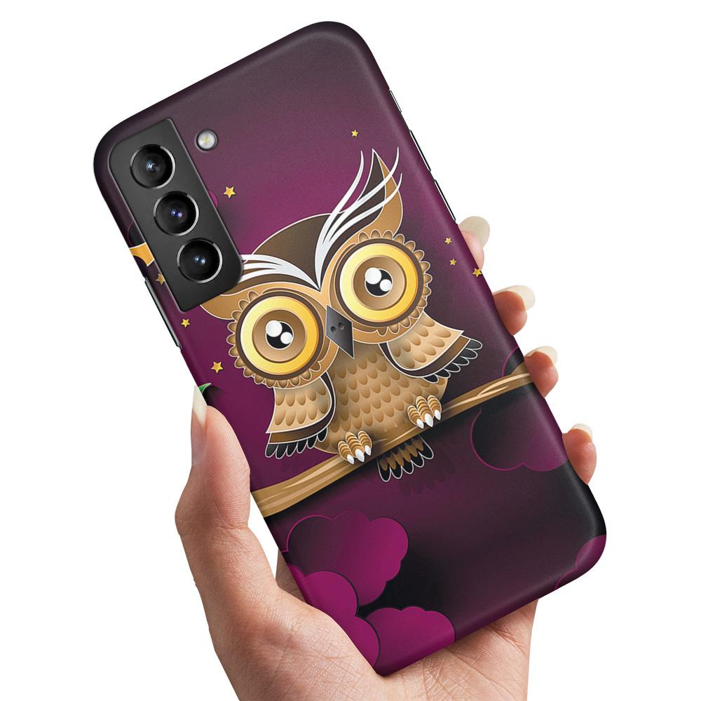 Skal / Mobilskal till Samsung Galaxy S22 Plus - Ljusbrun Uggla