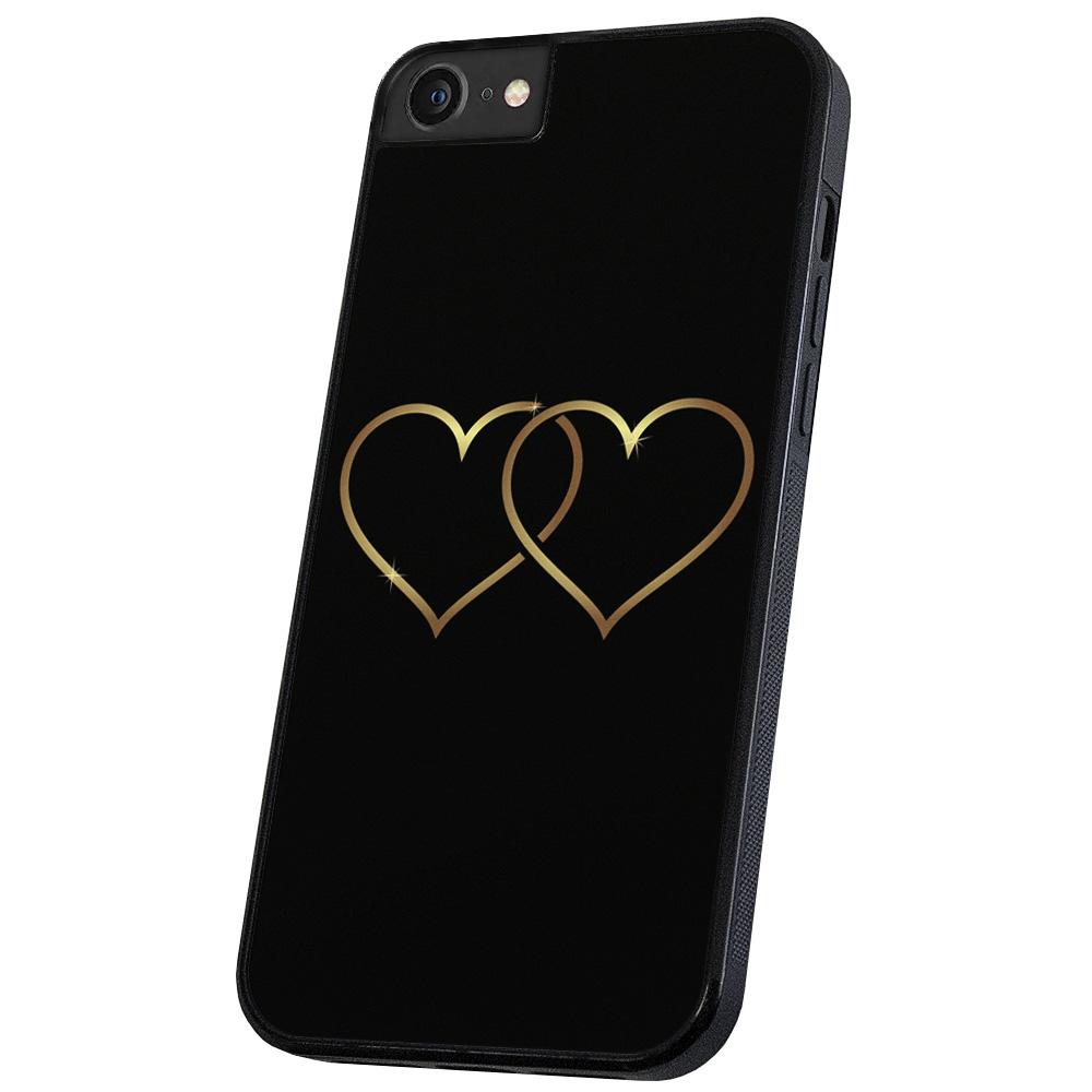 iPhone 6/7/8/SE - Skal/Mobilskal Double Hearts