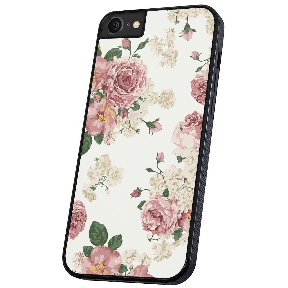 iPhone 6/7/8/SE - Skal/Mobilskal Retro Blommor