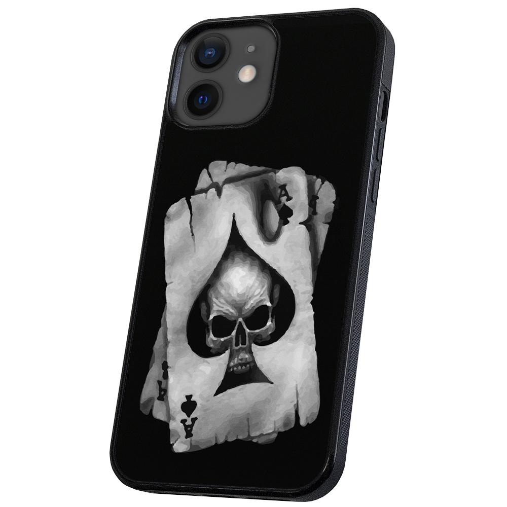 iPhone 12/12 Pro - Skal/Mobilskal Döskalle Kortlek