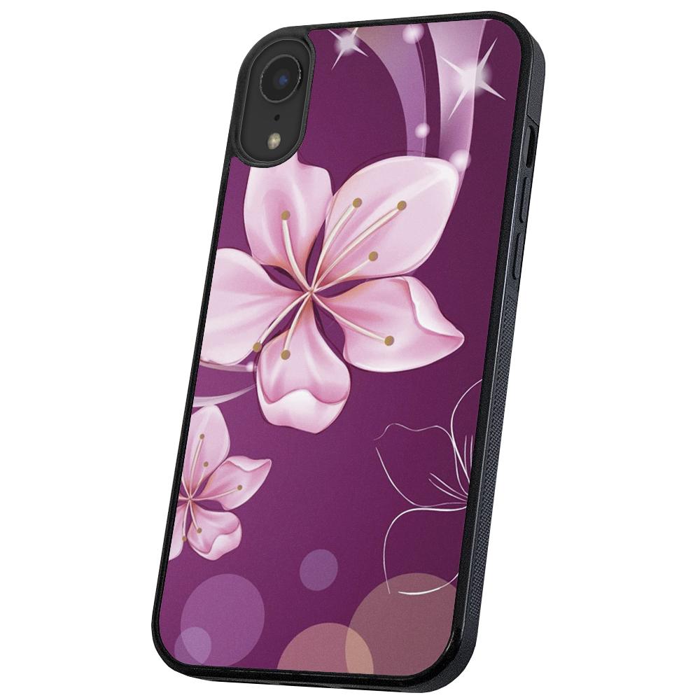 iPhone X/XS - Skal/Mobilskal Vit Blomma