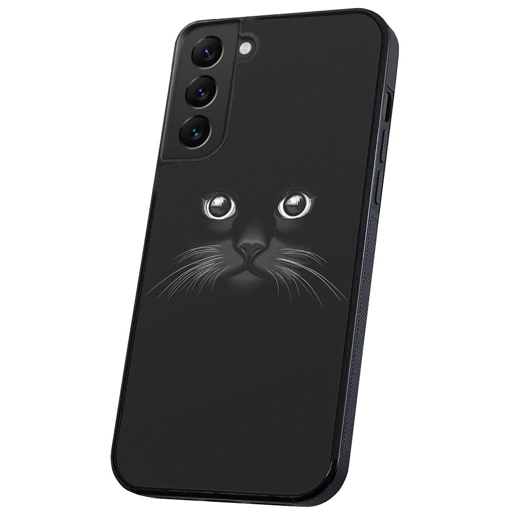 Galaxy S21 FE - Skal/Mobilskal Svart Katt