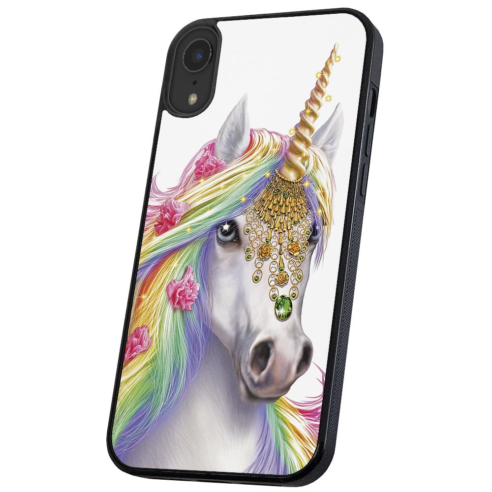iPhone X/XS - Skal/Mobilskal Unicorn/Enhörning