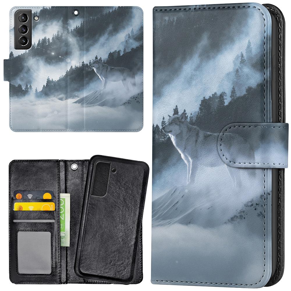 Samsung Galaxy S21 FE 5G - Plånboksfodral/Skal Arctic Wolf
