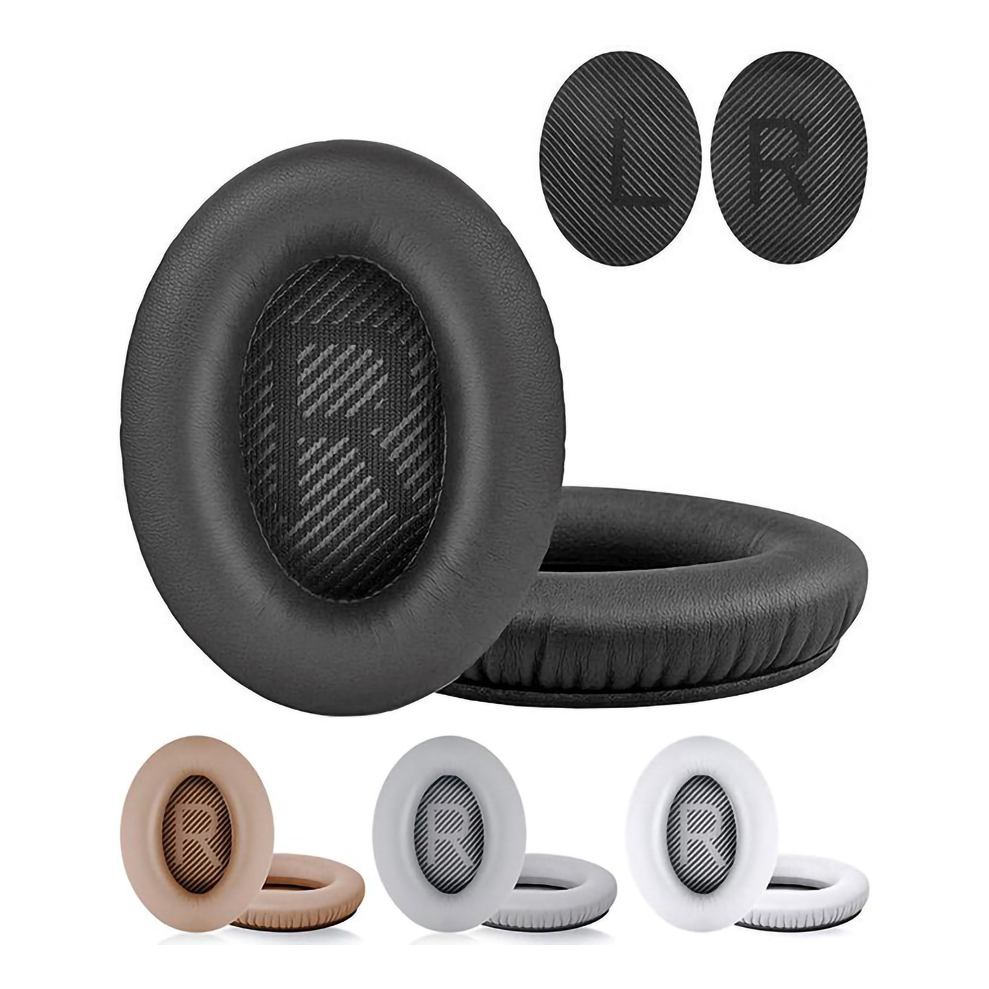 Korvatyynyt Bose QuietComfort - QC35/QC25/QC15/AE2 Kuulokkeisiin Svart