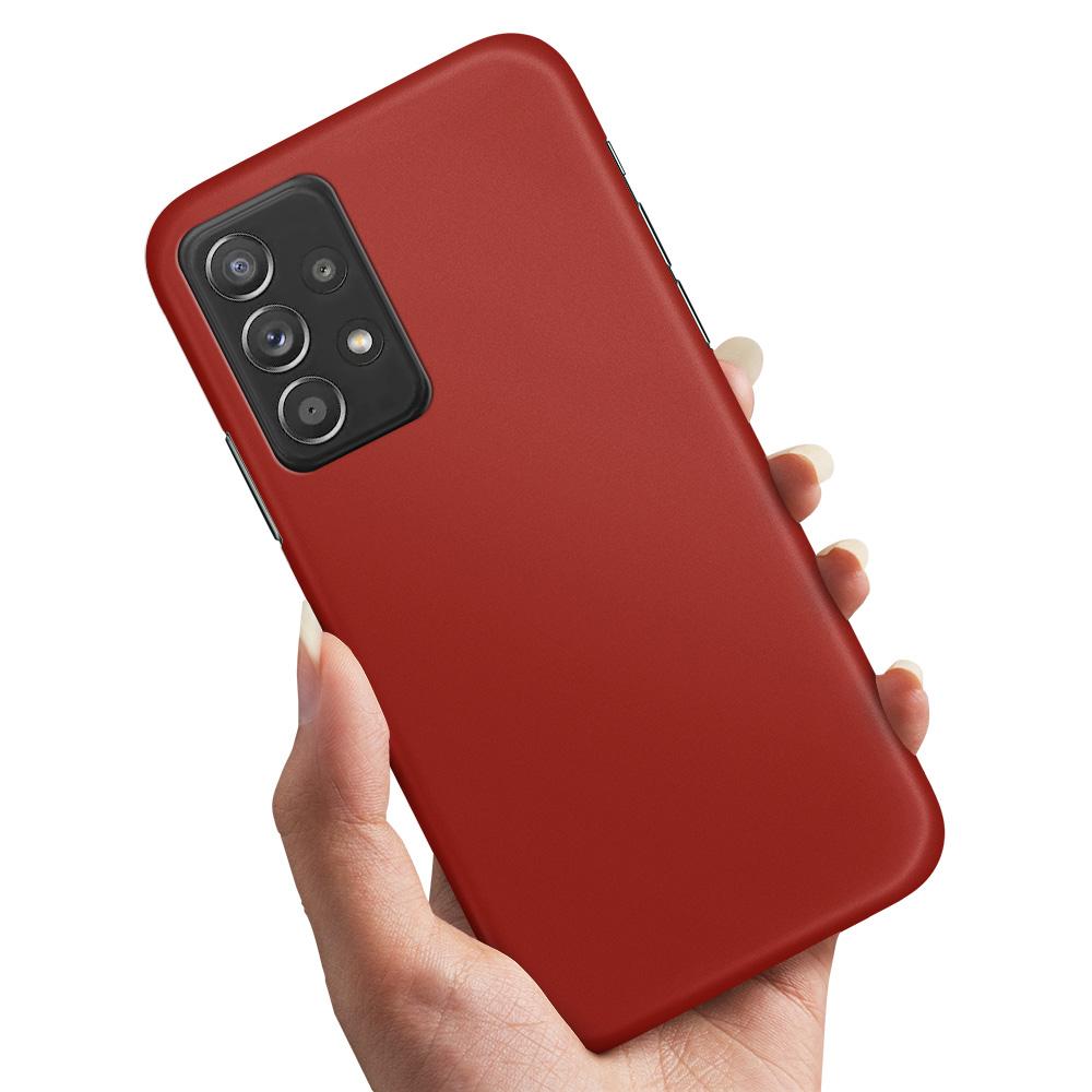 Skal / Mobilskal till Samsung Galaxy A53 5G - Mörkröd