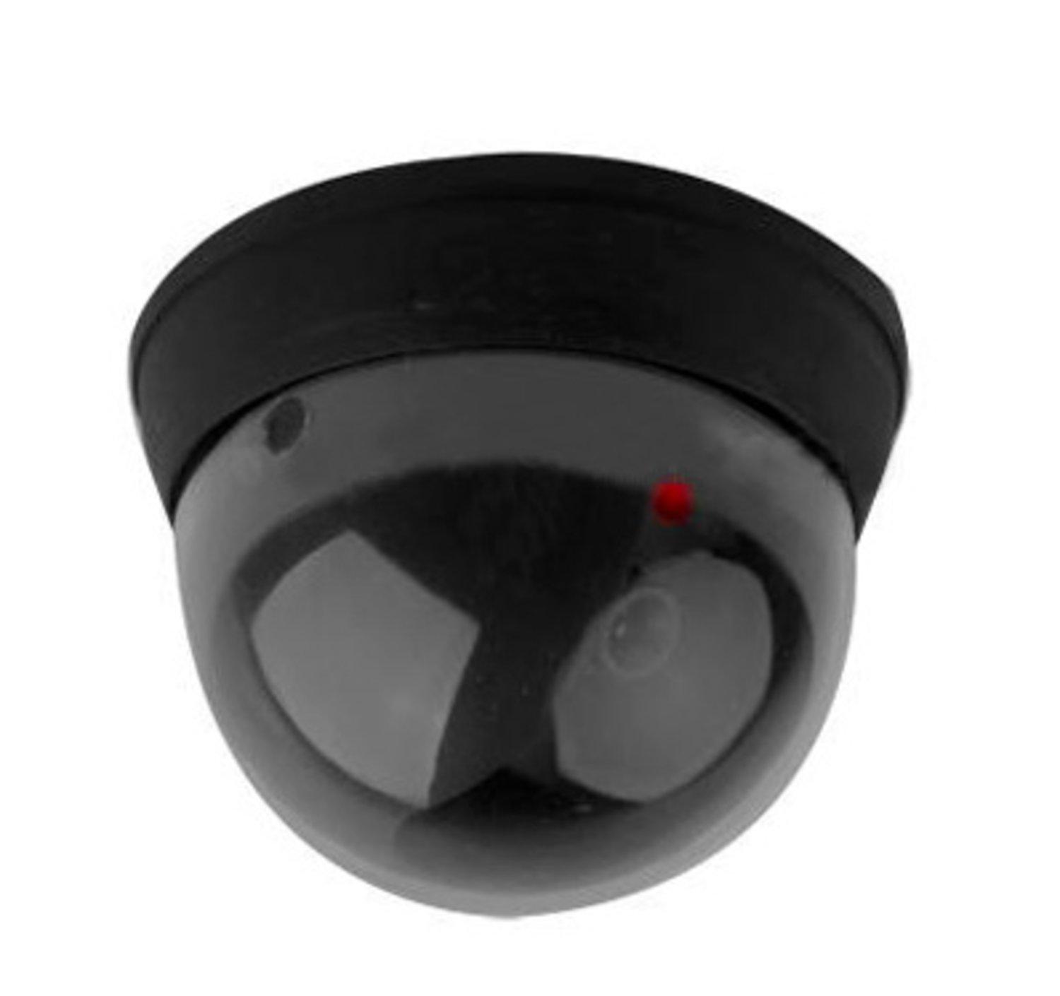 Fejk Övervakningskamera - Dummy Kamera med LED - 1-Pack