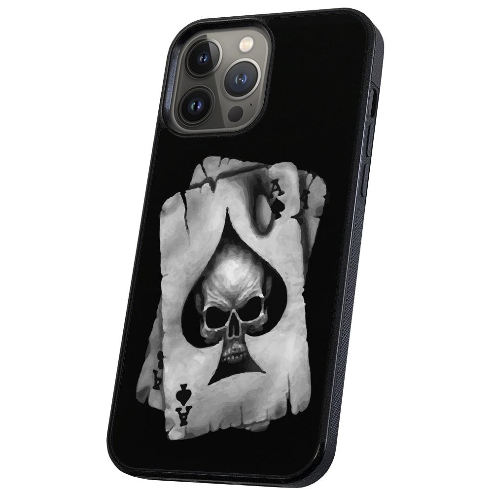 iPhone 14 Pro - Skal/Mobilskal Döskalle Kortlek