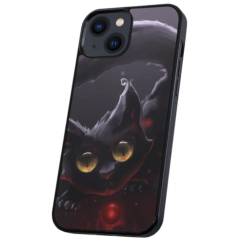 iPhone 14/15 Plus - Skal/Mobilskal Svart Katt