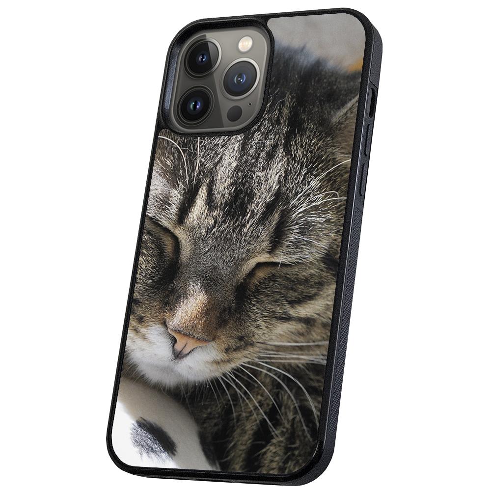 iPhone 14 Pro - Skal/Mobilskal Sovande Katt
