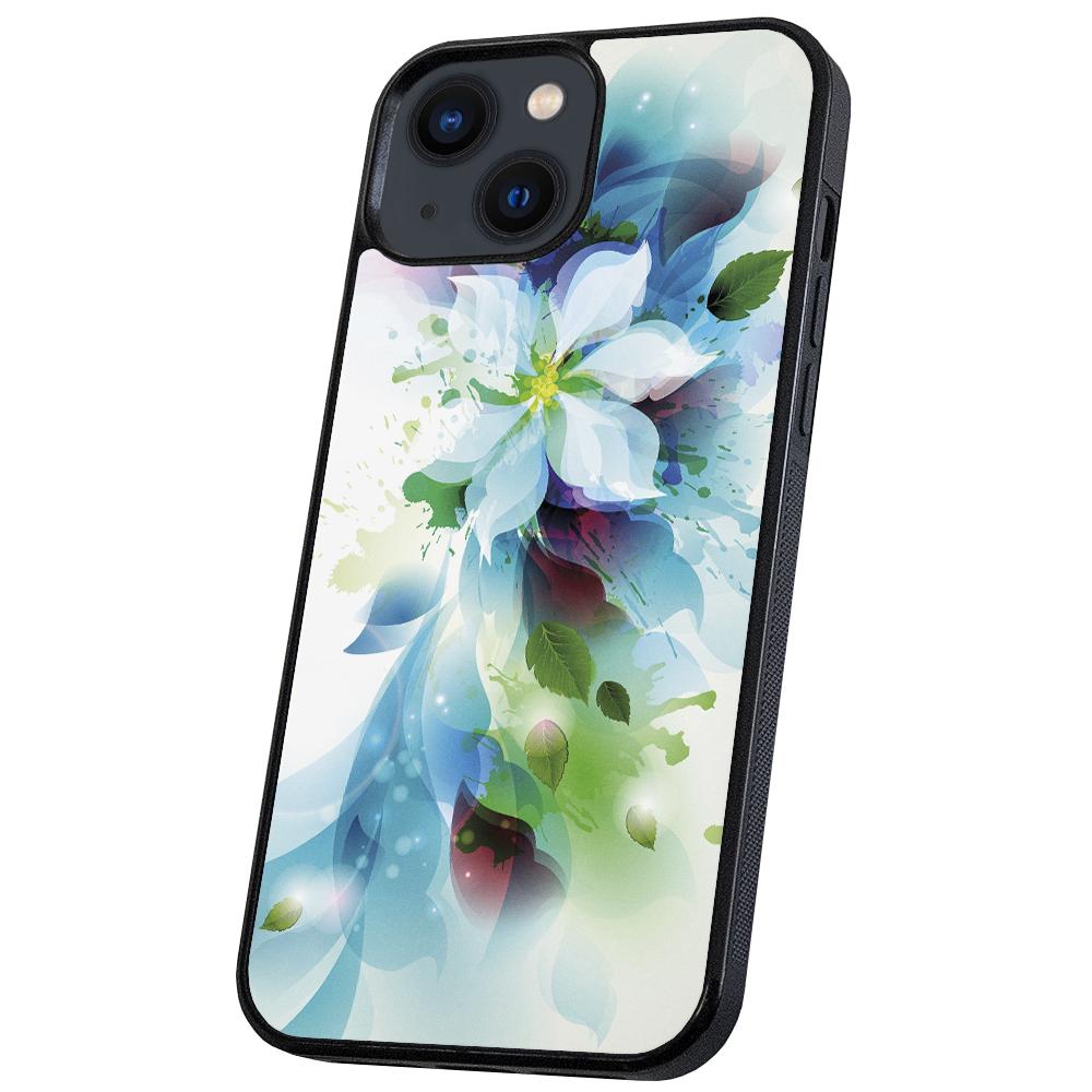 iPhone 14/15 Plus - Skal/Mobilskal Blomma