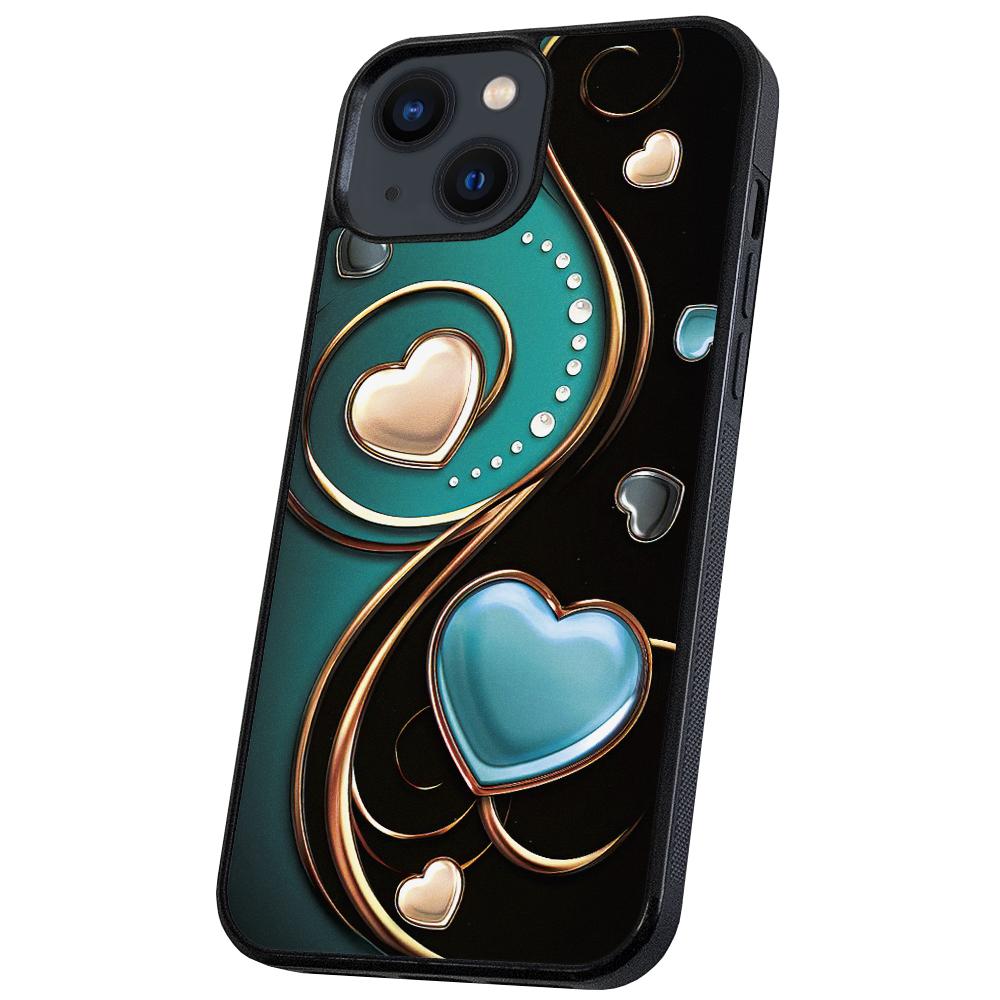iPhone 14/15 Plus - Skal/Mobilskal Hjärtan