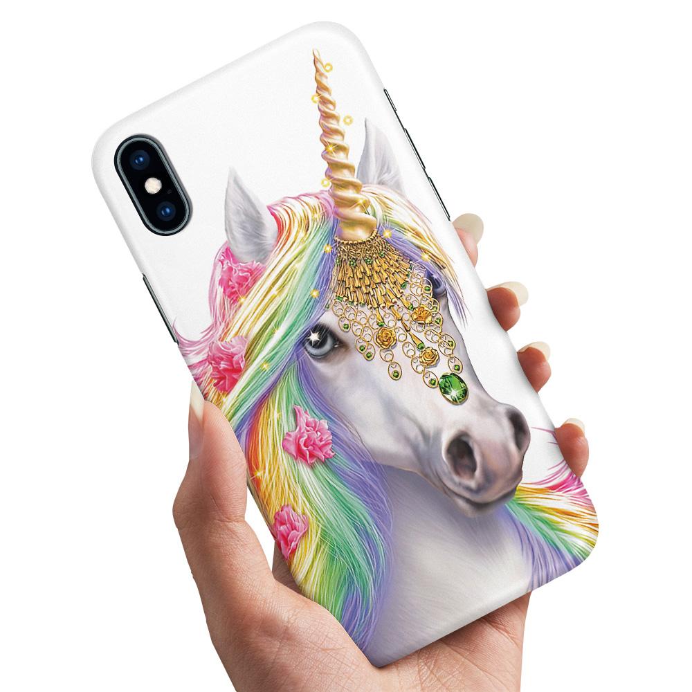 Skal / Mobilskal till iPhone X / XS - Unicorn/Enhörning