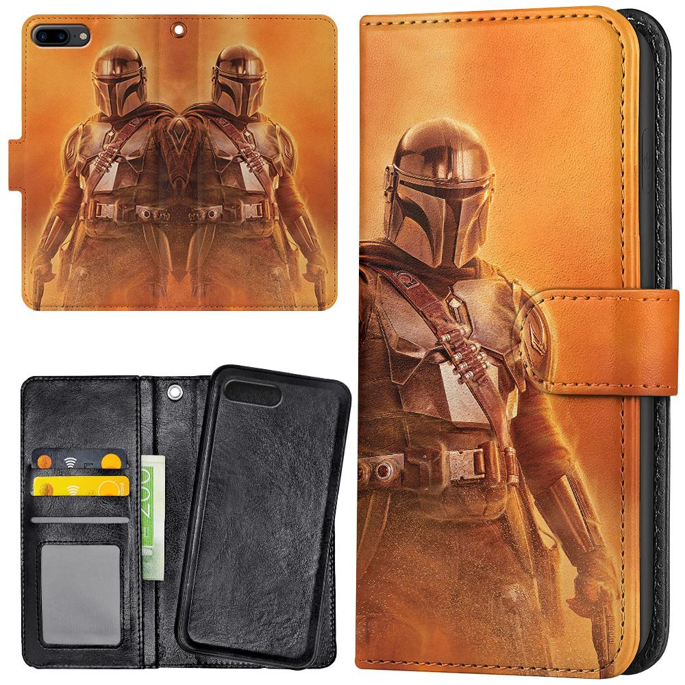 iPhone 7/8 Plus - Plånboksfodral/Skal Mandalorian Star Wars