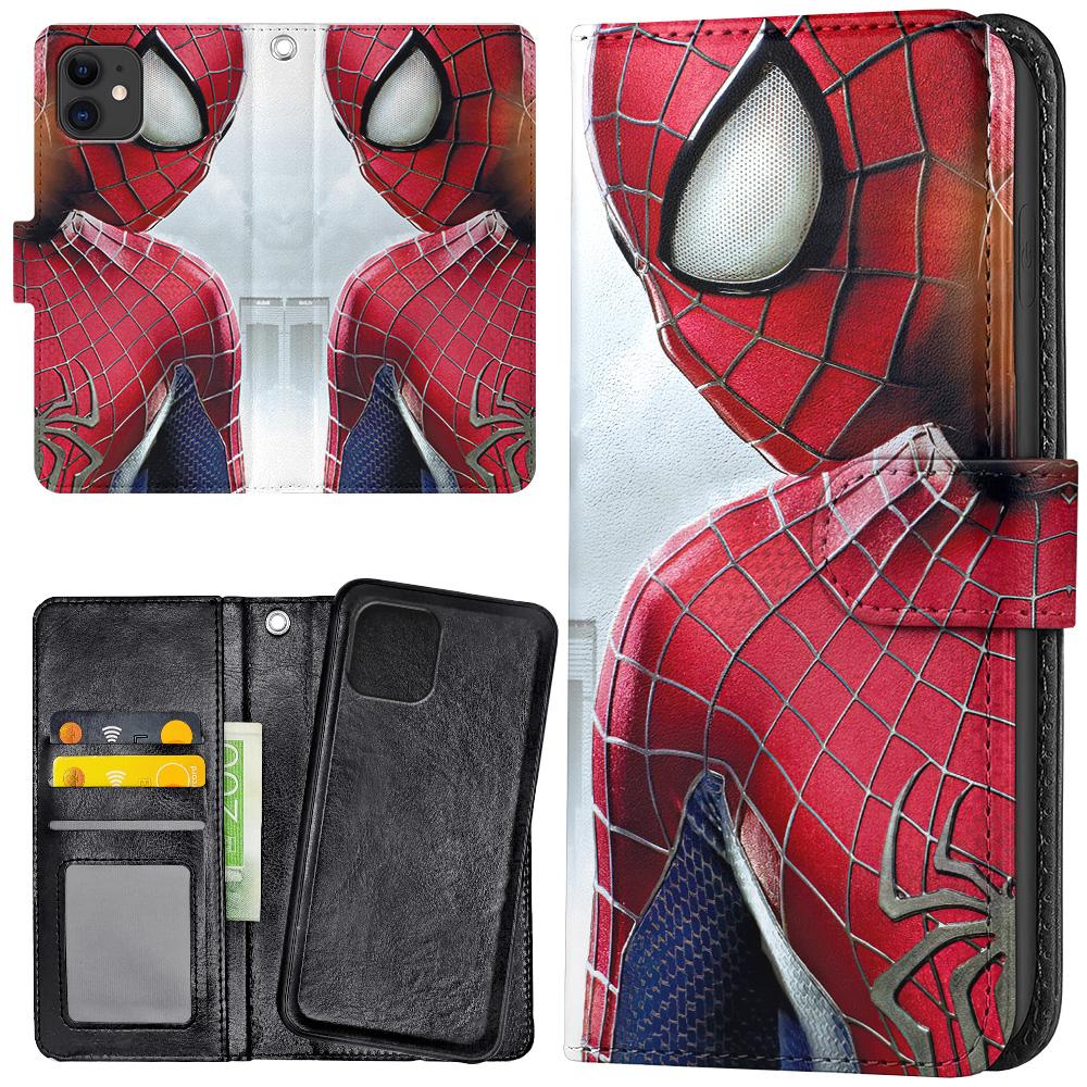 iPhone 12 Mini - Plånboksfodral/Skal Spiderman