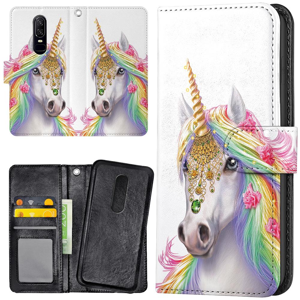 7 - Plånboksfodral/Skal Unicorn/Enhörning