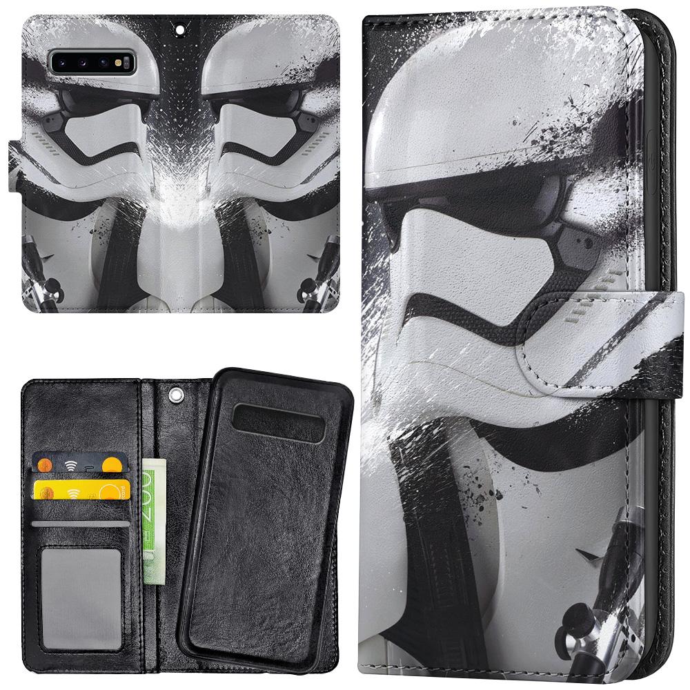 Galaxy S10 Plus - Plånboksfodral/Skal Stormtrooper Star Wars