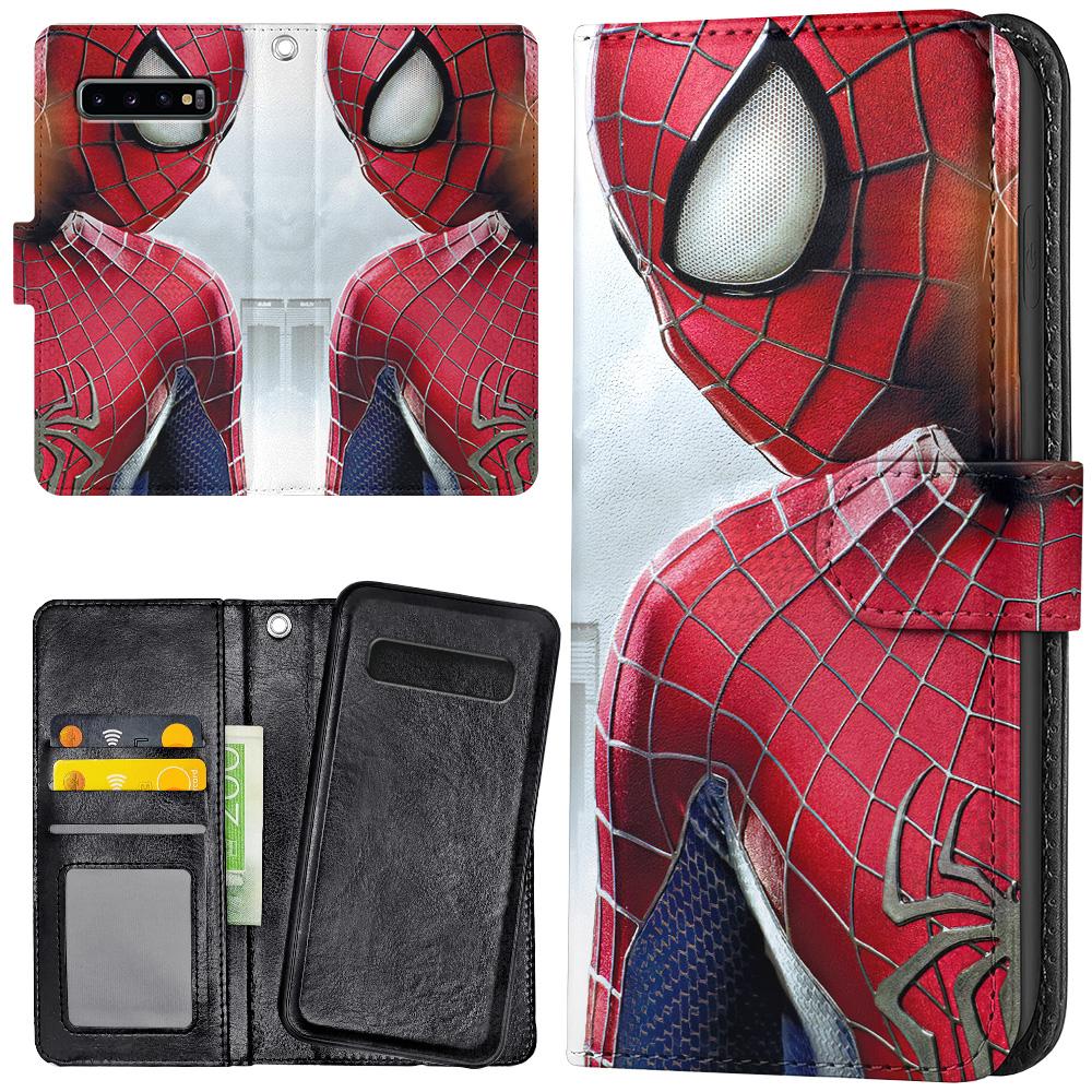 Galaxy S10 Plus - Plånboksfodral/Skal Spiderman
