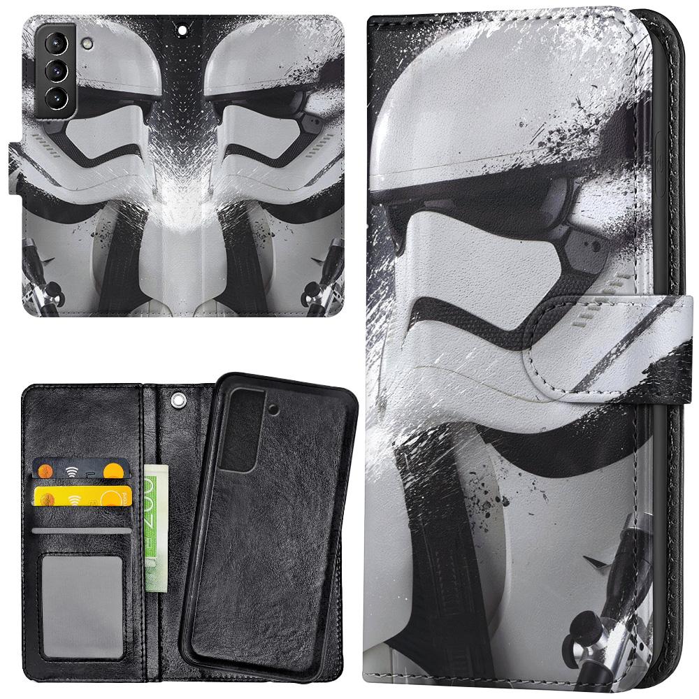 Galaxy S21 Plus - Plånboksfodral/Skal Stormtrooper Star Wars