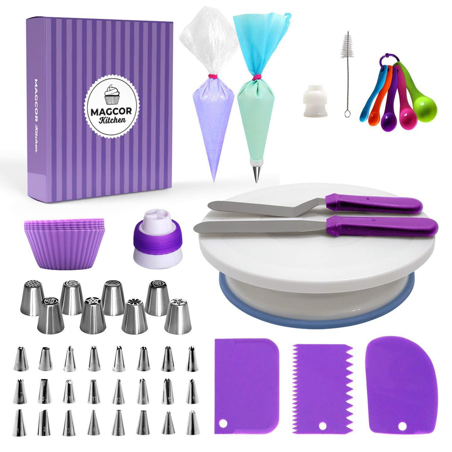 Kakesett - Verktøy til Kake med Kakesnurre - 60 deler