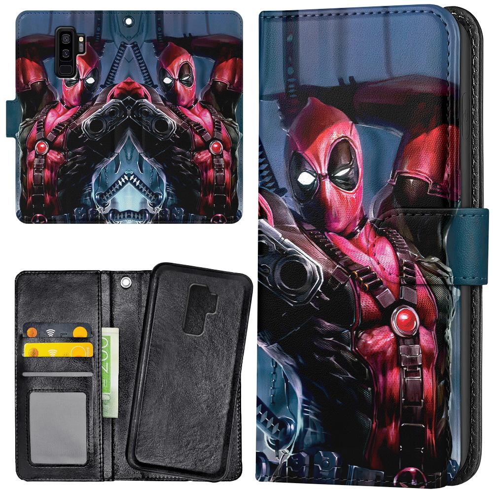 Galaxy S9 Plus - Plånboksfodral/Skal Deadpool