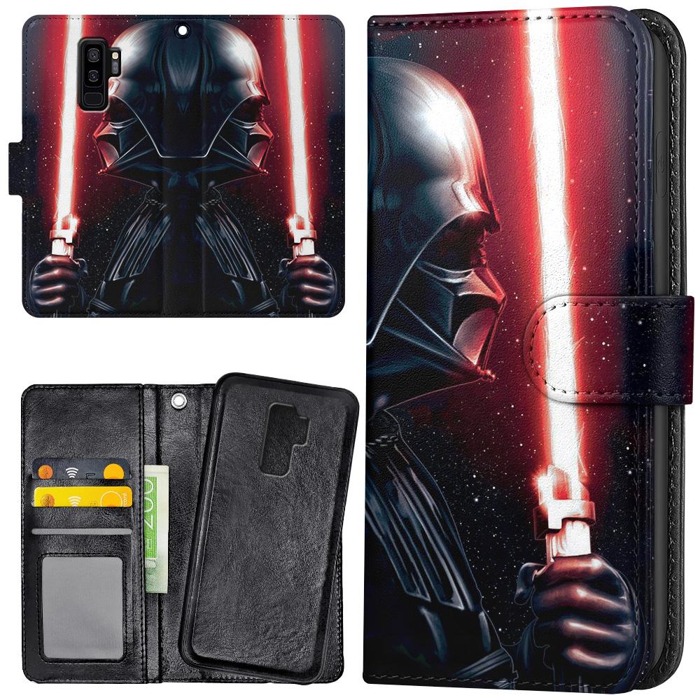 Galaxy S9 Plus - Plånboksfodral/Skal Darth Vader