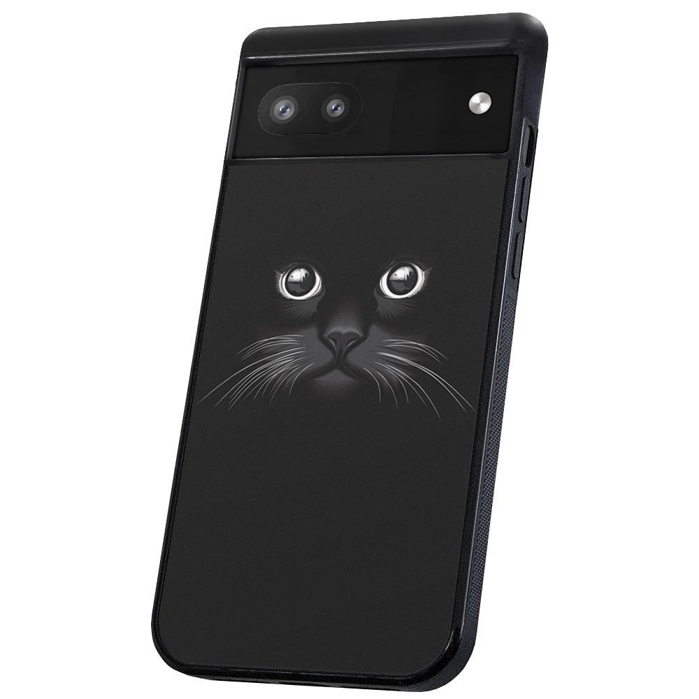 Pixel 6A - Skal/Mobilskal Svart Katt