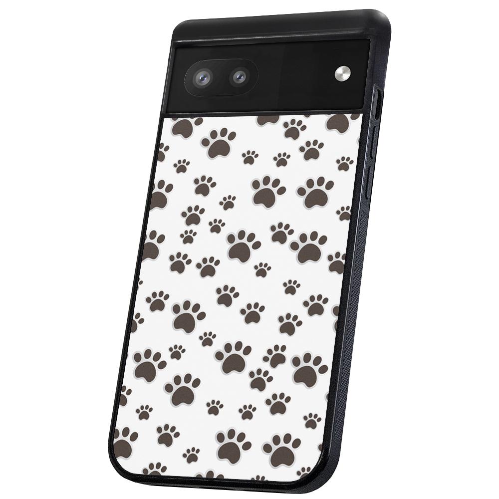 Pixel 6A - Skal/Mobilskal Paw Pattern
