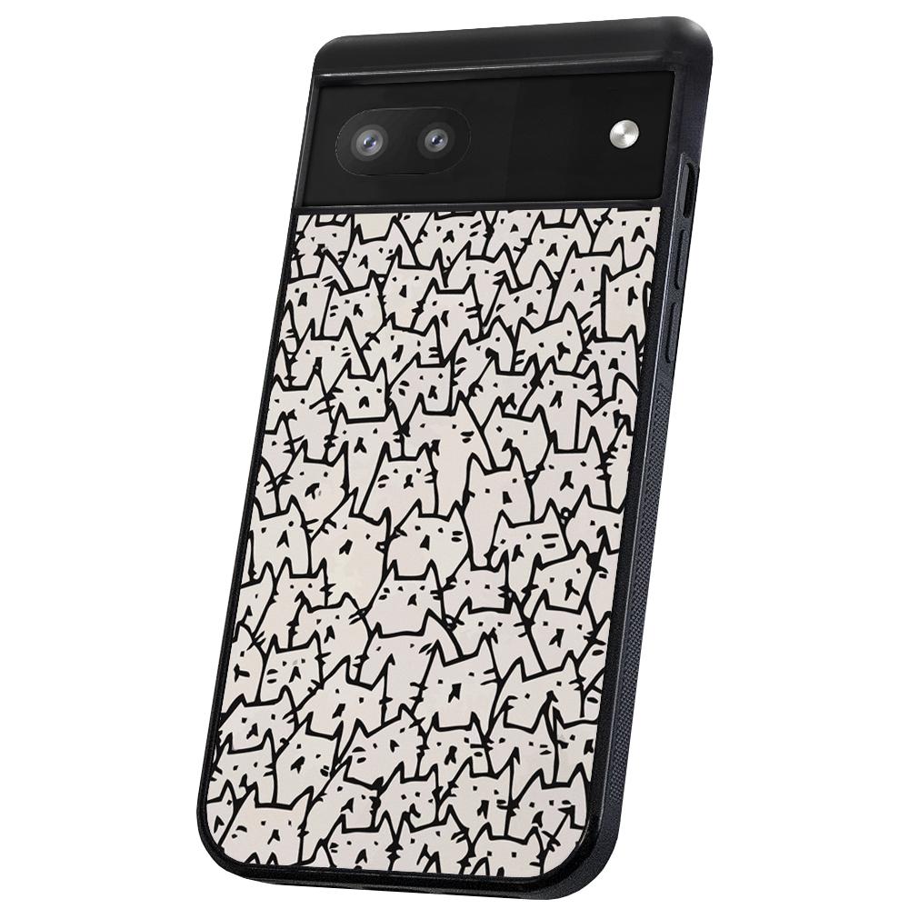 Pixel 6A - Skal/Mobilskal Kattgrupp