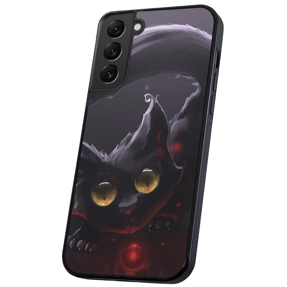 Samsung Galaxy S21 - Skal/Mobilskal Svart Katt