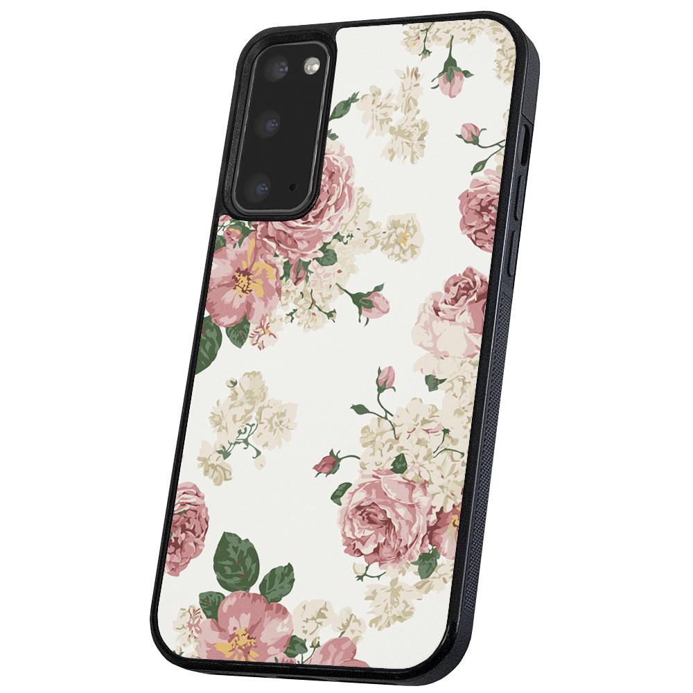 Galaxy S20 - Skal/Mobilskal Retro Blommor