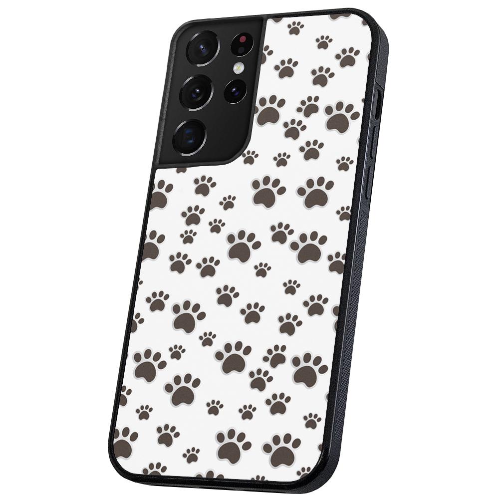 Galaxy S21 Ultra - Skal/Mobilskal Paw Pattern