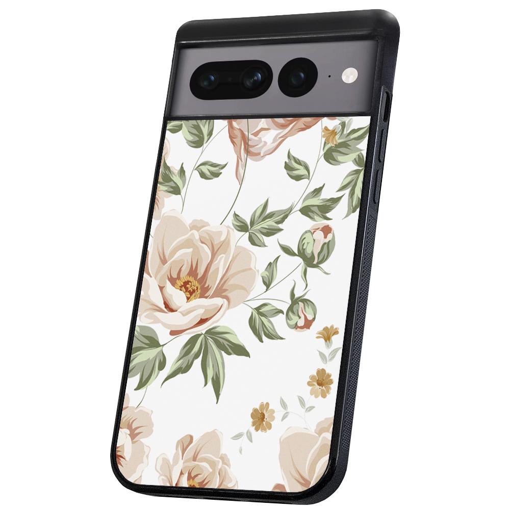 Pixel 7 Pro - Skal/Mobilskal Blommönster