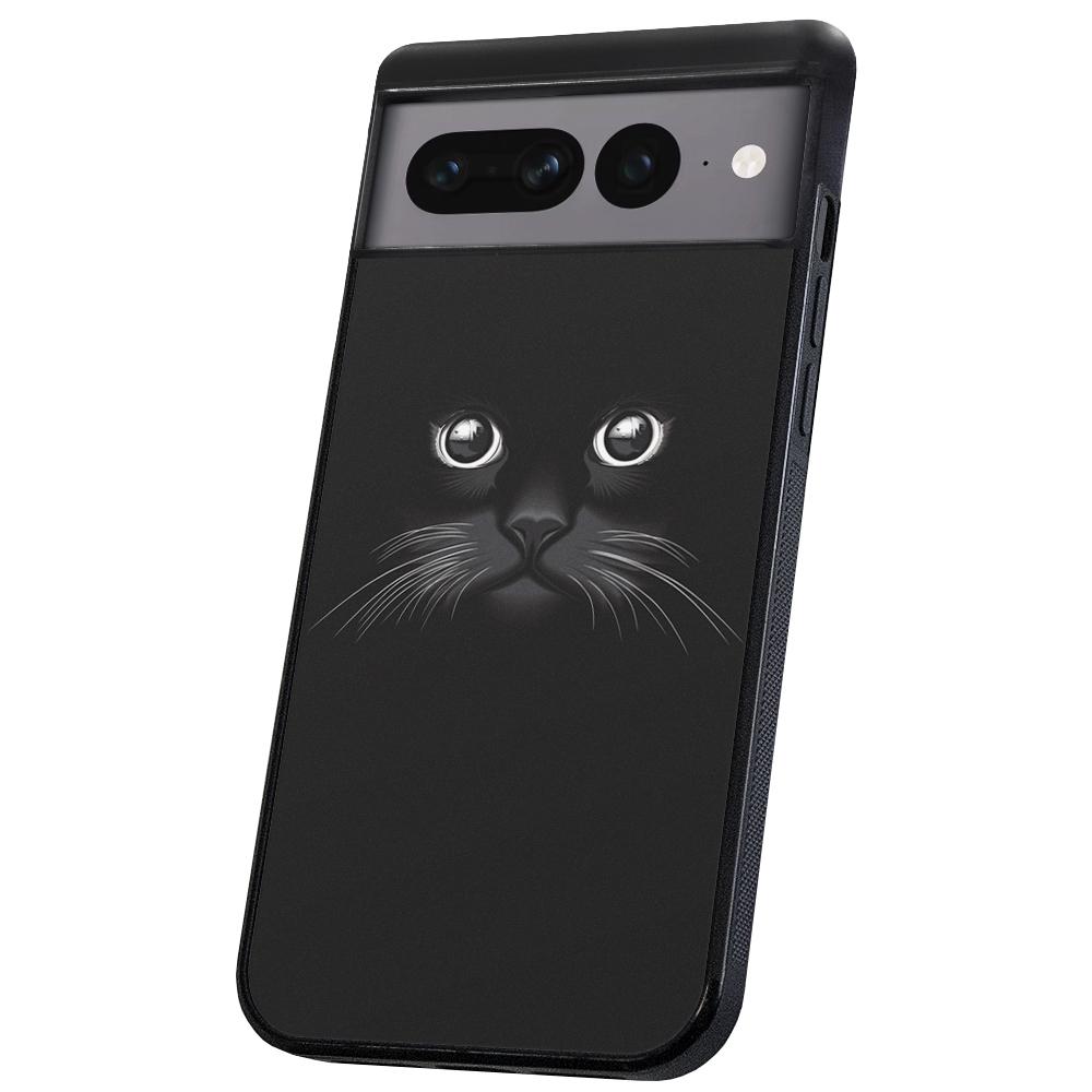 Pixel 7 Pro - Skal/Mobilskal Svart Katt
