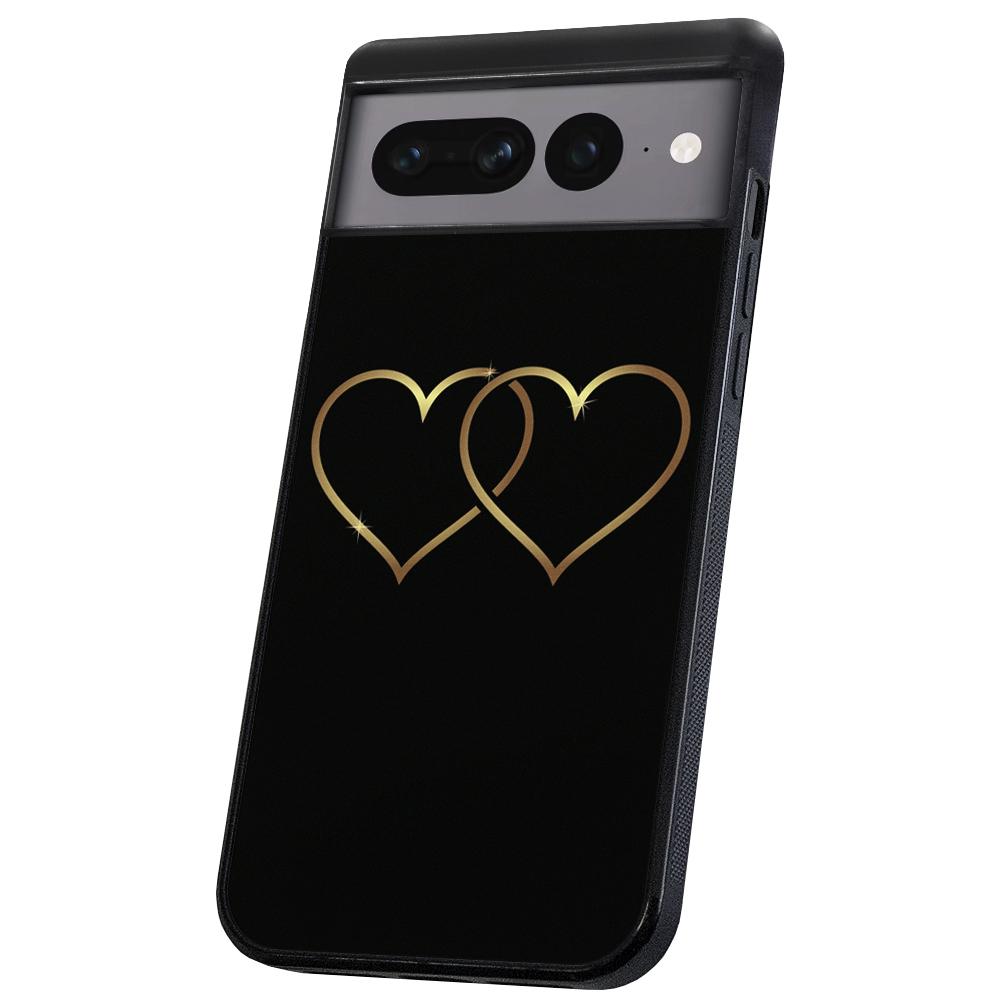Pixel 7 Pro - Skal/Mobilskal Double Hearts
