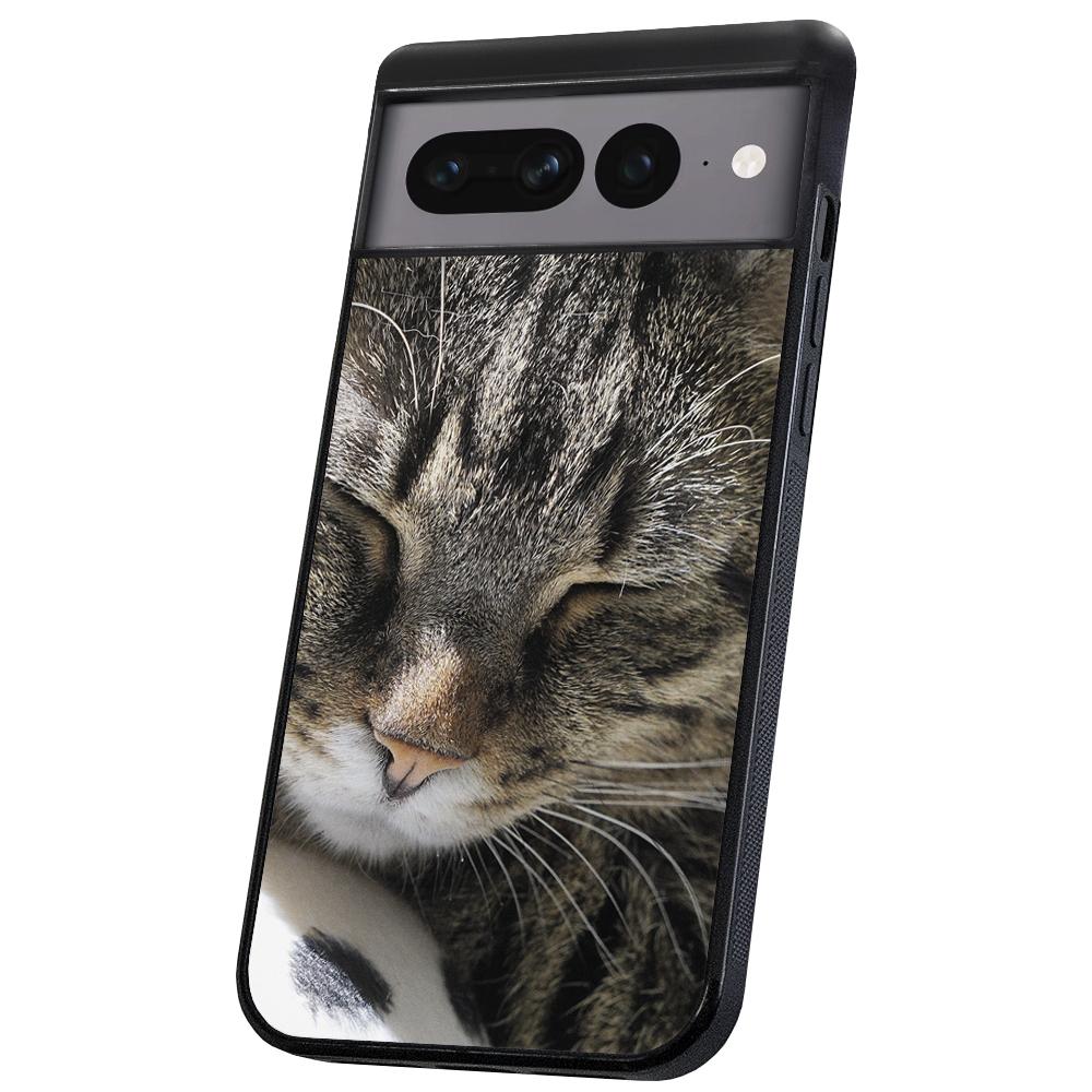 Pixel 7 Pro - Skal/Mobilskal Sovande Katt