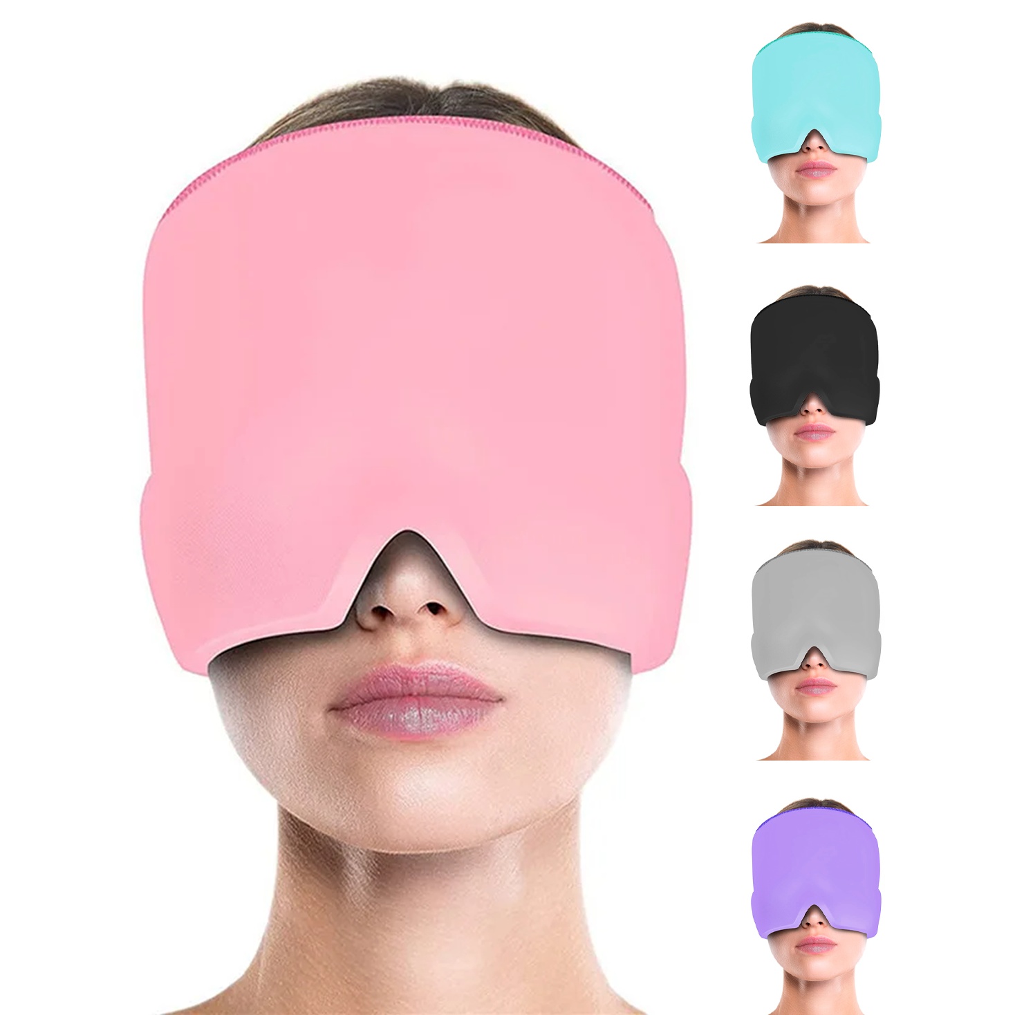 Ögonmask mot Huvudvärk - Gelmask - Svalkande/värmande mask