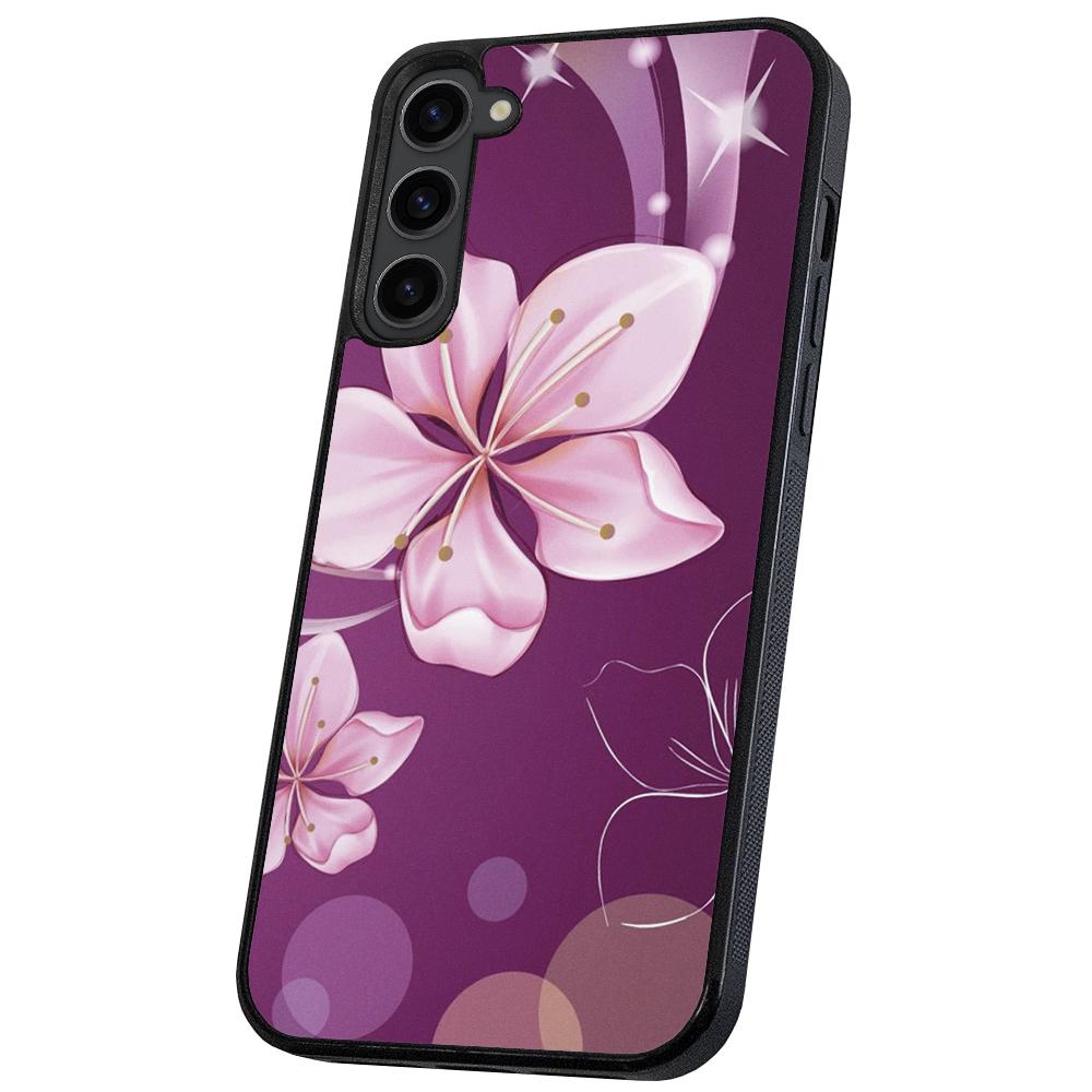 Galaxy S23 - Skal/Mobilskal Vit Blomma