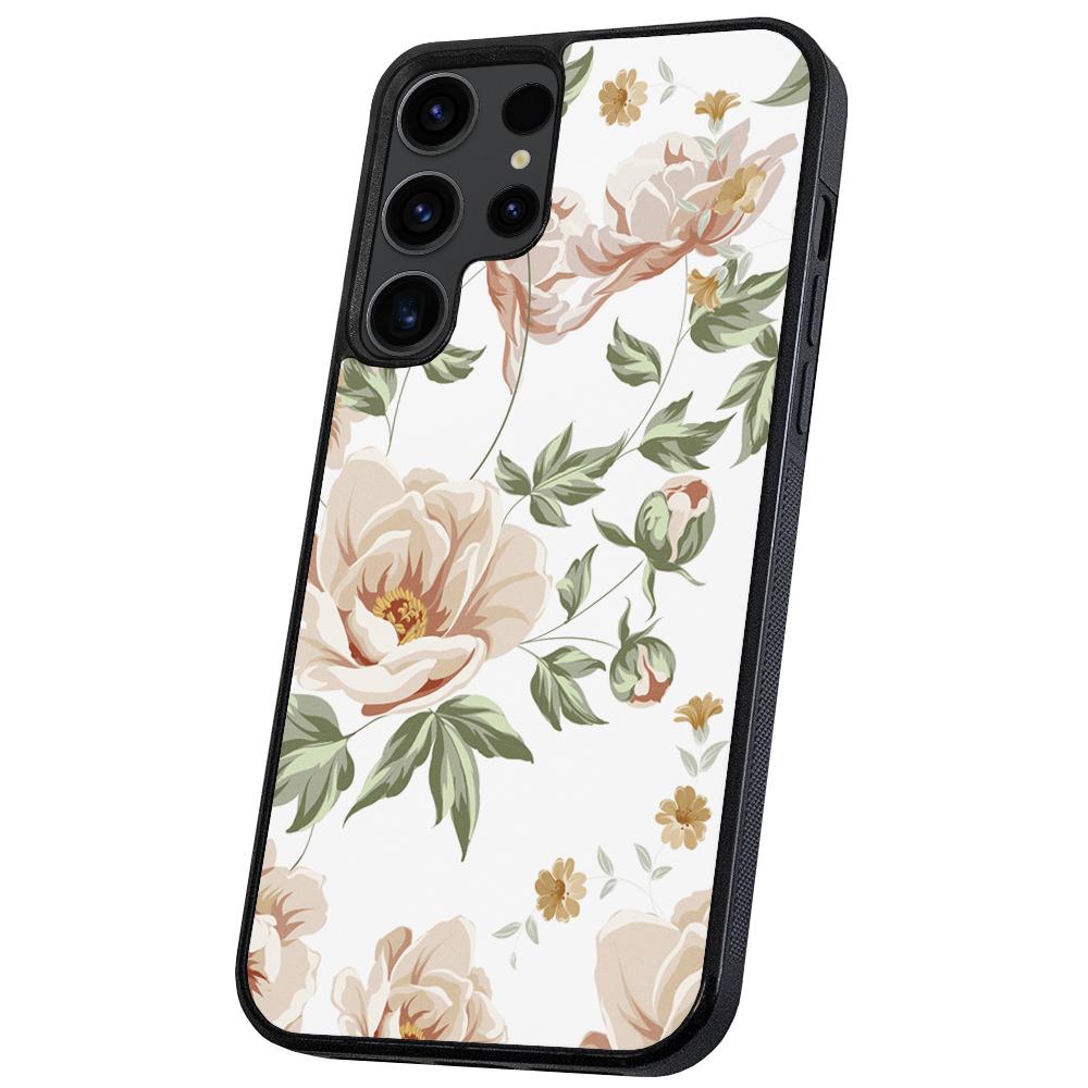 Galaxy S23 Ultra - Skal/Mobilskal Blommönster