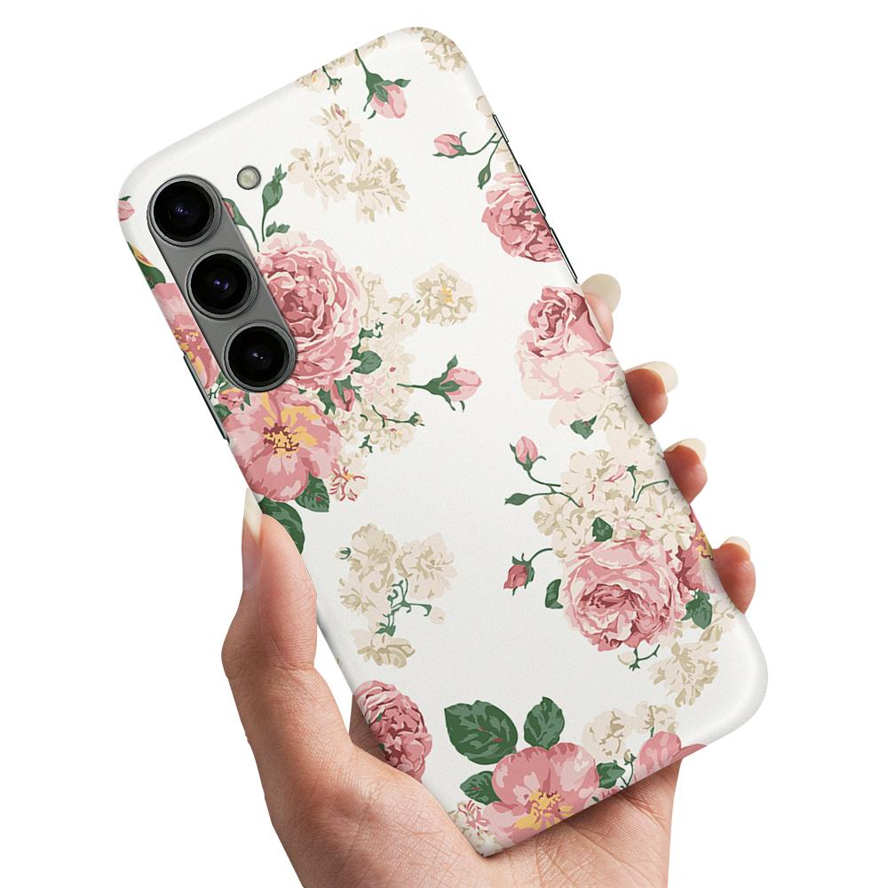 Skal / Mobilskal till Samsung Galaxy S23 - Retro Blommor