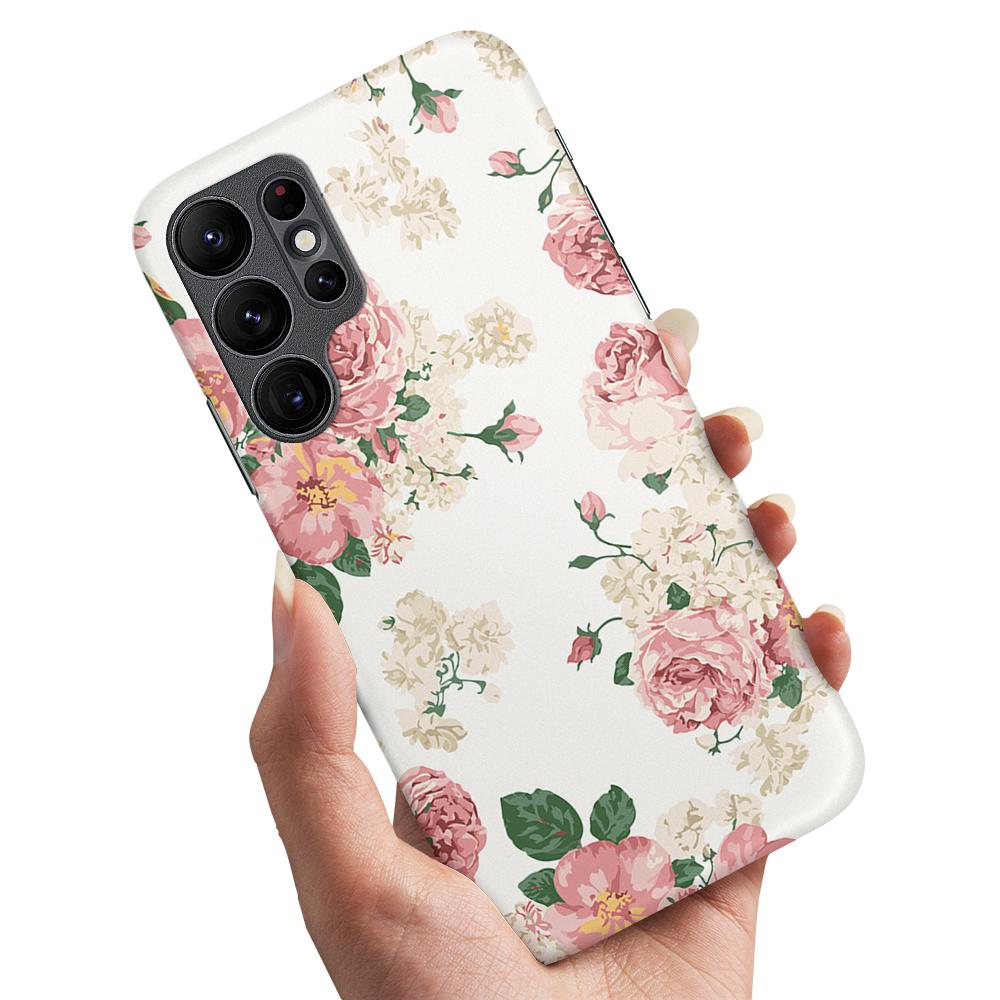Skal / Mobilskal till Samsung Galaxy S23 Ultra - Retro Blommor