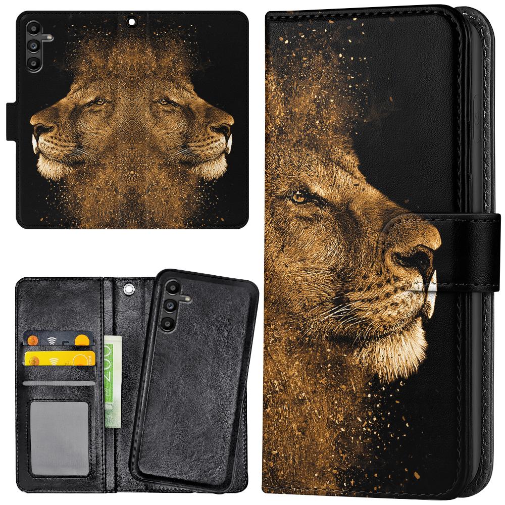 Galaxy A13 /A04s - Plånboksfodral/Skal Lion