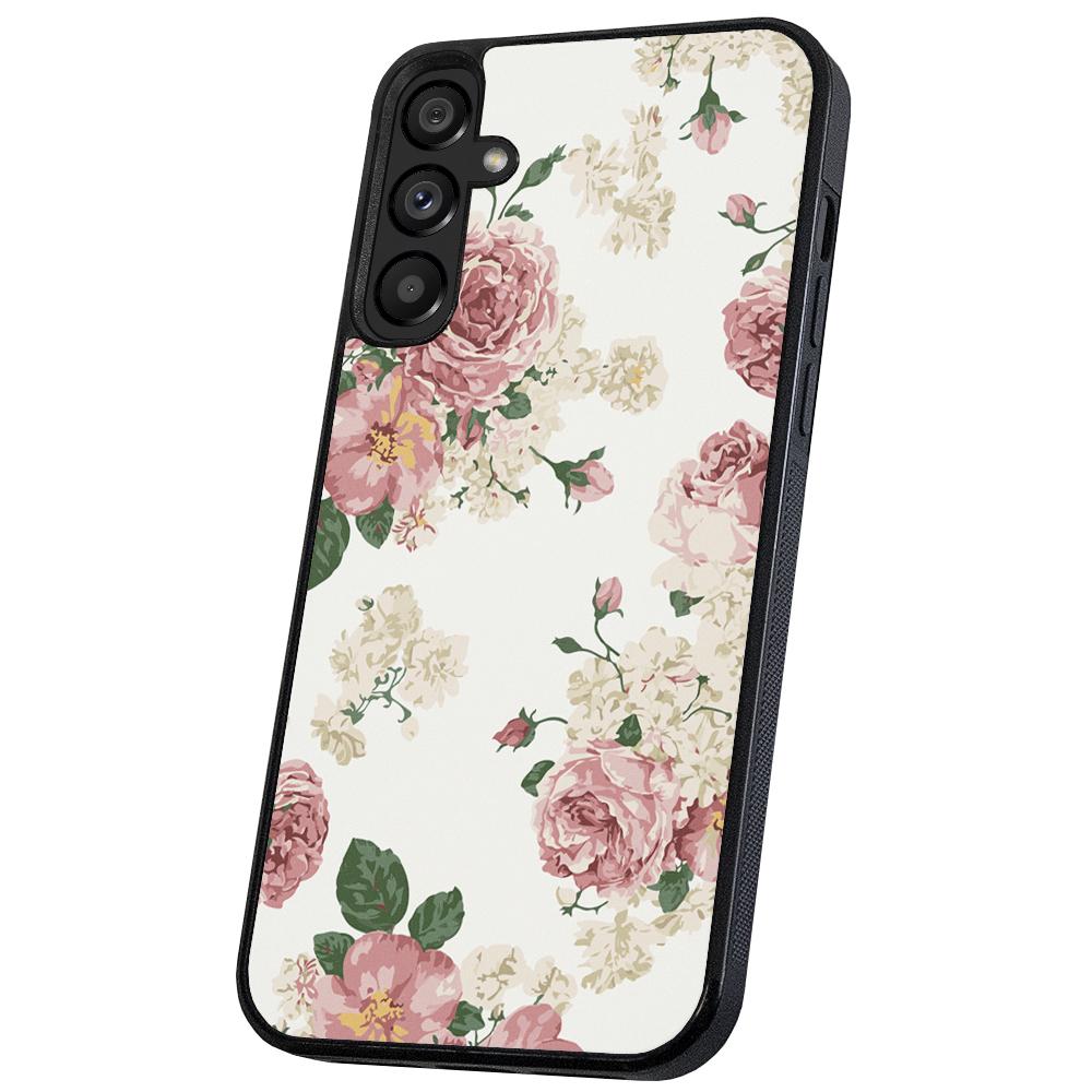 Samsung Galaxy A34 - Skal/Mobilskal Retro Blommor
