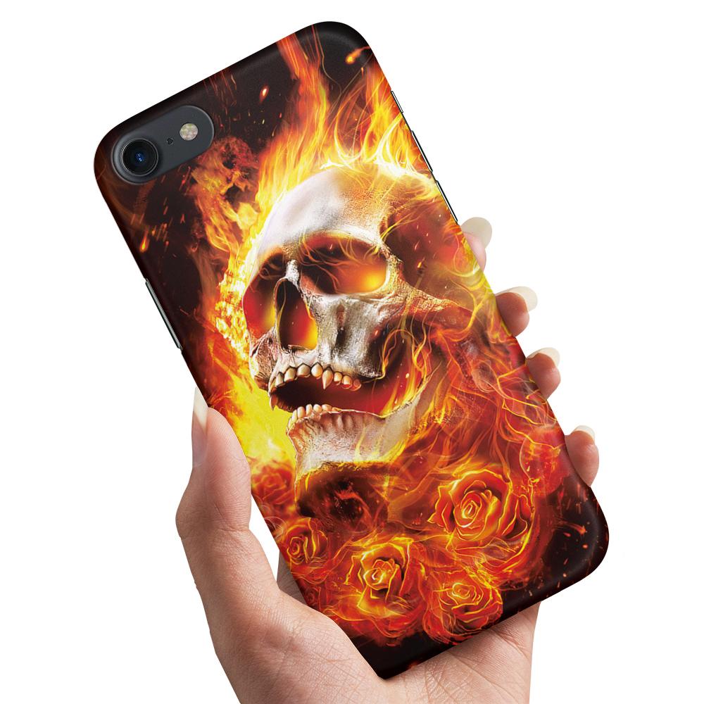 Skal / Mobilskal till iPhone 7 / 8 / SE - Burning Skull