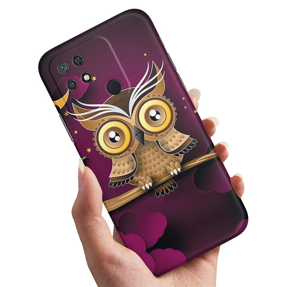 Skal / Mobilskal till Xiaomi Redmi 10C - Ljusbrun Uggla