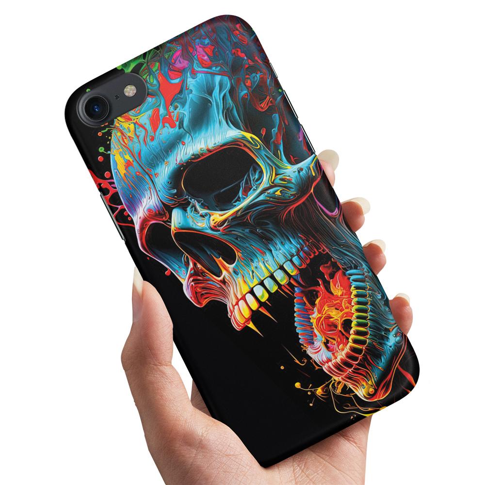 Skal / Mobilskal till iPhone 5 / 5S / SE - Skull