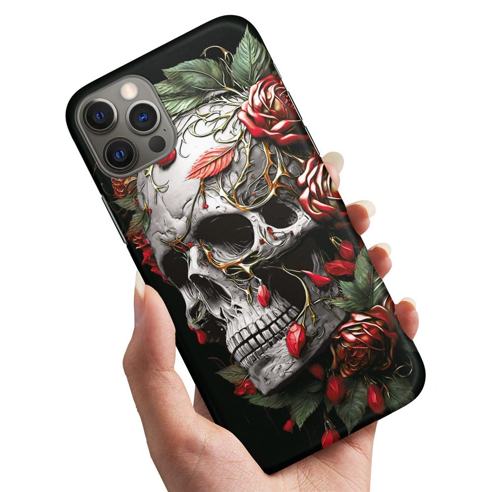 Skal / Mobilskal till iPhone 13 Pro Max - Skull Roses