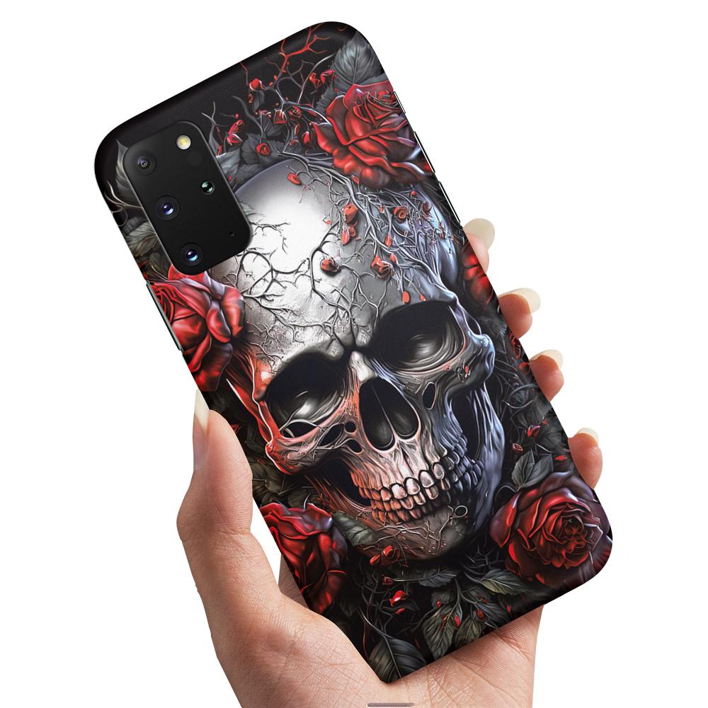 Skal / Mobilskal till Samsung Galaxy A51 - Skull Roses