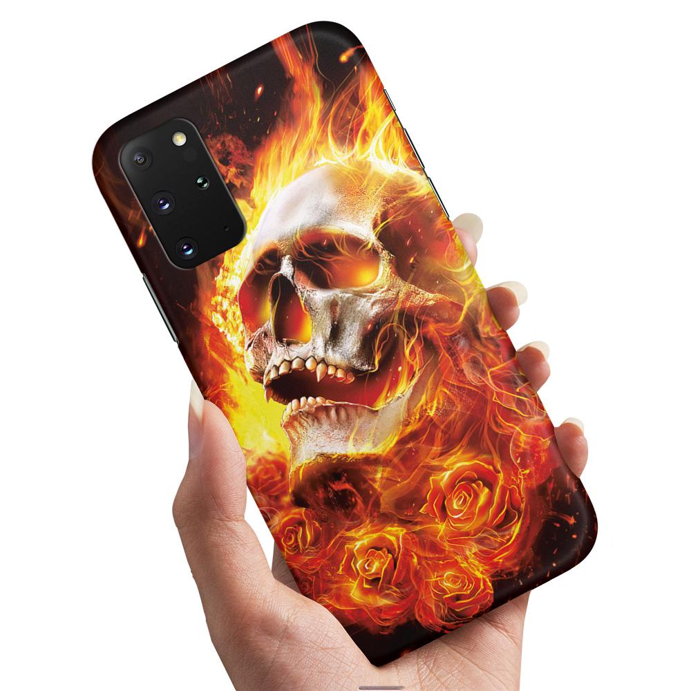 Skal / Mobilskal till Samsung Galaxy S20 - Burning Skull