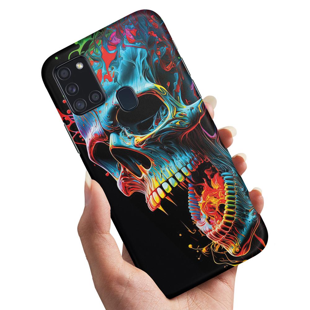 Skal / Mobilskal till Samsung Galaxy A21s - Skull